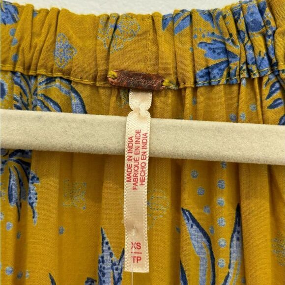 NWT FREE PEOPLE NWT Golden Hour Maxi Dress in Egyptian Palm Combo - Picture 11 of 11